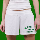 Pog Mo Thoin Ladies Personalized St. Patrick's Day Shorts